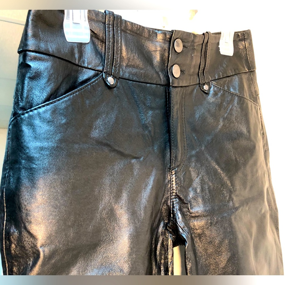 Awesome light leather pants
